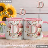 Love Crochet - Personalized Crocheting Set Accent Mug with Acrylic Stirrers