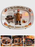 The Grillfather - Personalized Father Plate