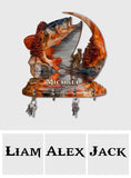 Gone Fishing - Personalized Fishing Custom Shaped Key Rack