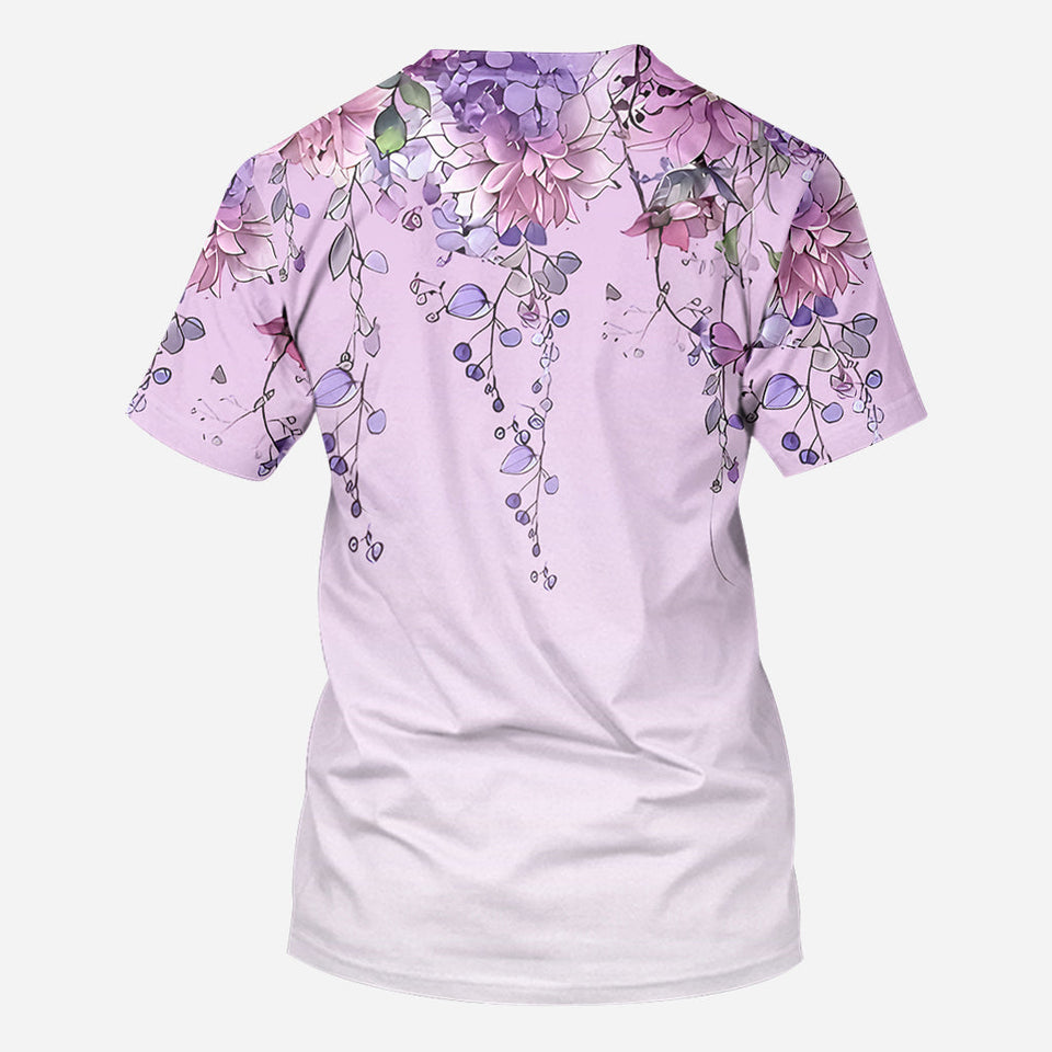 Mother And Children Butterfly - Personalized Mother All Over Shirt