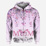 Mother And Children Butterfly - Personalized Mother All Over Shirt