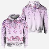 Mother And Children Butterfly - Personalized Mother All Over Shirt