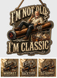 I'll Be in the Backyard - Personalized Whisky Custom Shaped Wood Sign