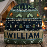 Outdoor Adventure - Personalized Camping Beanie Hat