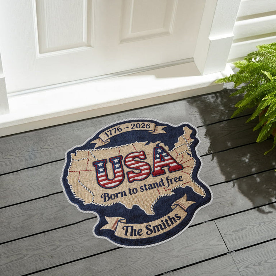 USA 250th - Personalized Patriot Non-Slip Tufted Rug