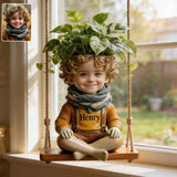 Little Bloom Swing - Personalized Kid Hanging Pot