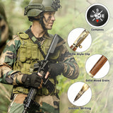 Bolt Action Pen with Compass & Extra Refill