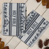 Nativity Scene - Personalized Christian Leather Bible Cover Bag