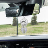 Graduation Hat Tassel Charm - Personalized Graduation Wings Ornament