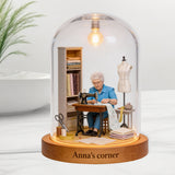 Love Sewing - Personalized Sewing Acrylic LED Night Light