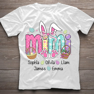 Easter Bunny - Personalized Grandma T-shirt And Hoodie