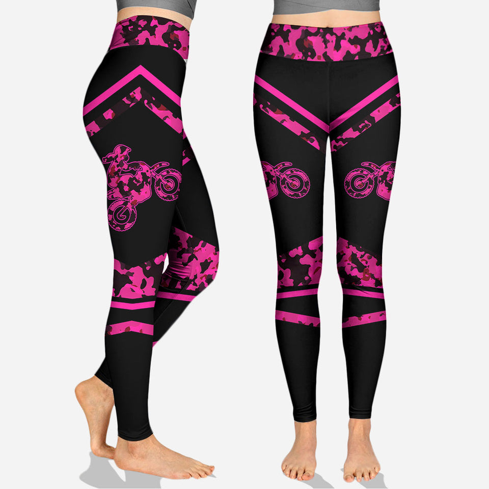 Dirt Girls - Personalized Dirt Bike Hollow Tank Top and Leggings
