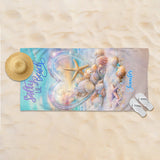 Salty Lil Beach - Personalized Sea Lover Quick-dry Beach Towel/ Bath Towel