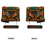 Welcome to Our Pool, Pool Sign - Personalized Wooden Wall Mount Sign