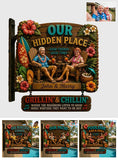 Welcome to Our Pool, Pool Sign - Personalized Wooden Wall Mount Sign