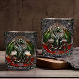 Biker Whiskey - Personalized Dragon Whiskey Glass