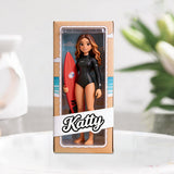 Custom Any Photo - Love Surfing - Personalized Surfing Custom Shaped Acrylic Plaque