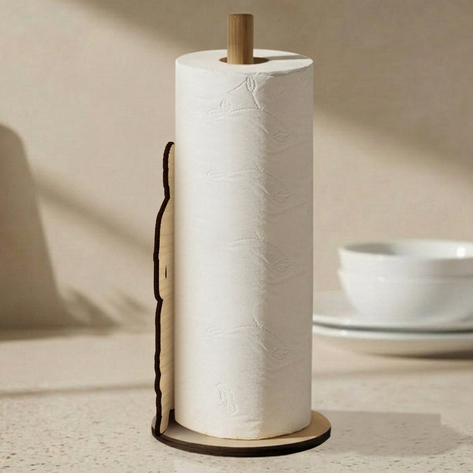 Doing Dad Sht - Personalized Father Paper Towel Holder & Soap Dispenser