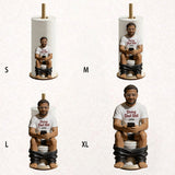 Doing Dad Sht - Personalized Father Paper Towel Holder & Soap Dispenser