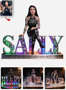Custom Any Photo - Personalized Skull Custom Shaped Acrylic Plaque