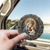 Full Of Grace - Personalized Christian Shaped Car Visor Clip