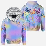 Fath Hope Love - Personalized Butterfly All Over Shirt