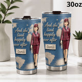 Crew Life Personalized Flight Attendant - Personalized Fly attendant Tumbler