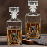 Best Truck Driver - Personalized Trucker Whiskey Decanter Set