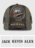 Whiskey And Cigar - Personalized Whisky Classic Cap