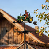 Easily Distracted By Tractors - Personalized Farmer Weather Vane