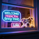Custom Neon Light For Pet Owners - Personalized Dog Neon LED Light Sign