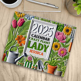Gardening Lovers Calender - Personalized Gardening Wall Calendar & Desk Calendar