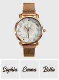 Faith Over Fear - Personalized Christian Women Hand Watch