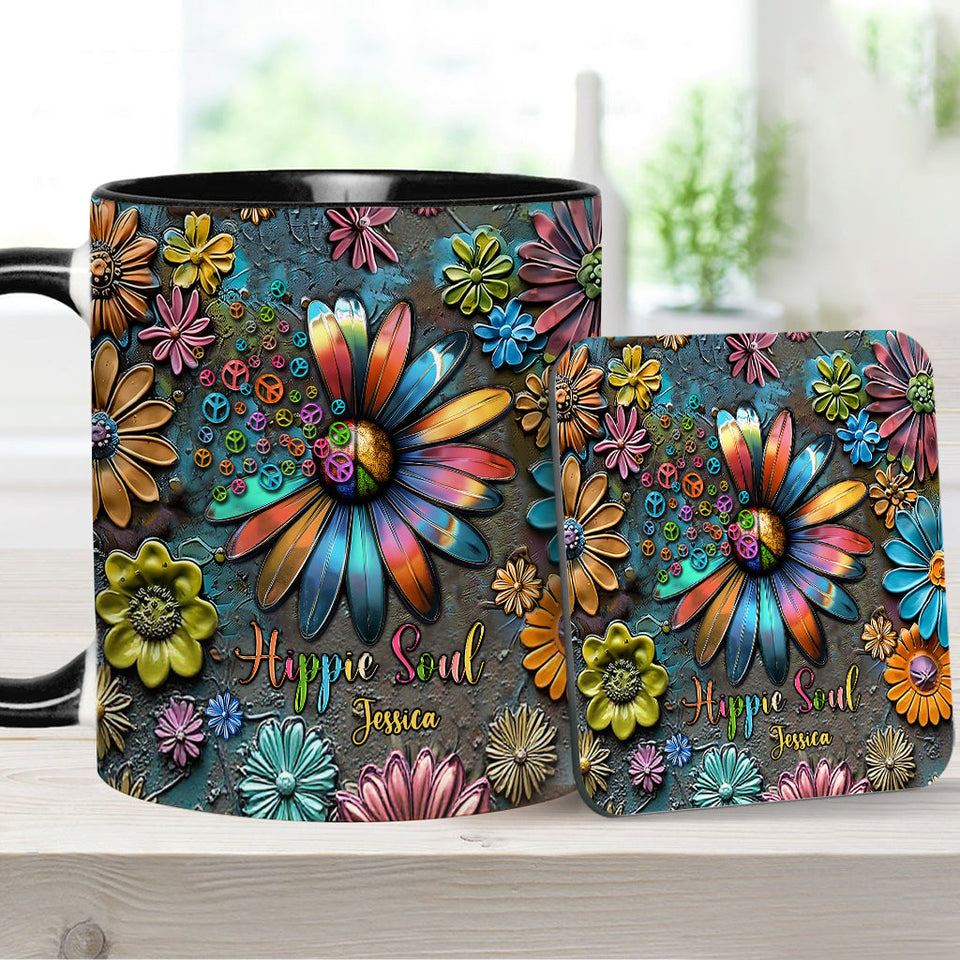 Hippie Soul - Personalized Hippie Accent Mug