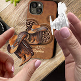 Cowgirl Boots - Personalized Cowgirl Full Print Phone Case