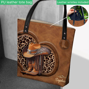 Cowgirl Boots - Personalized Cowgirl Tote Bag