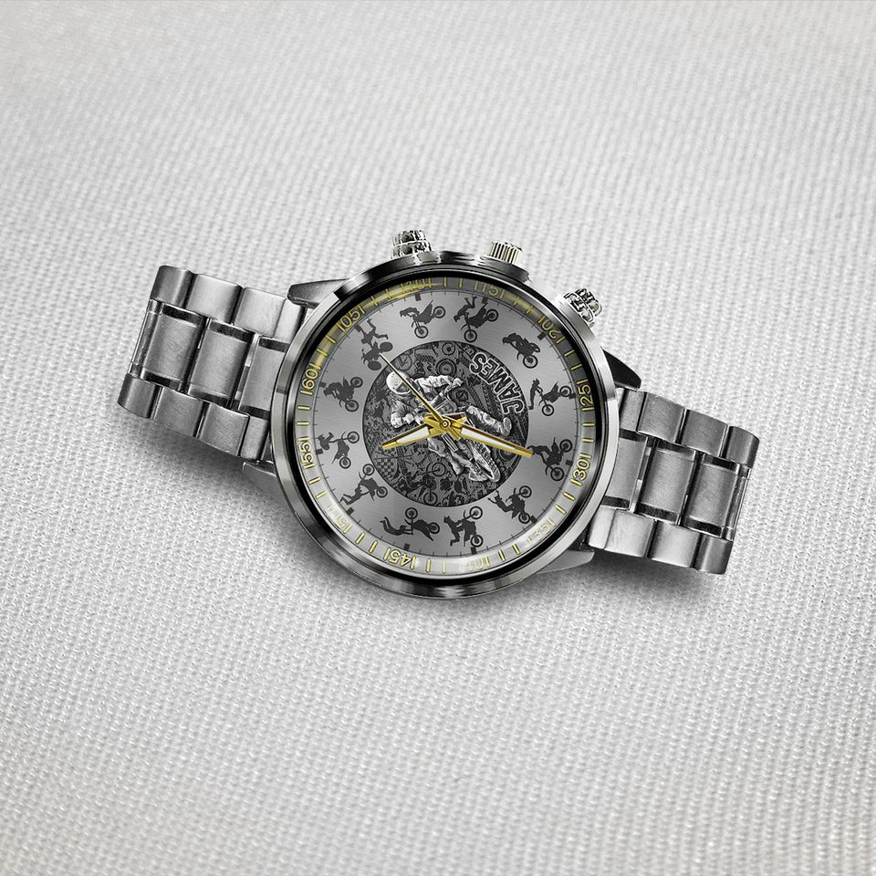 Cool Biker - Personalized Dirt Bike Hand Watch
