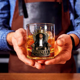 Royal Gift For Father's Day - Personalized Father Whiskey Glass