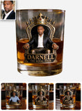 Royal Gift For Father's Day - Personalized Father Whiskey Glass