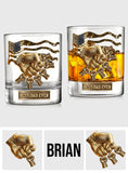 Best Dad Ever - Personalized Father Whiskey Glass