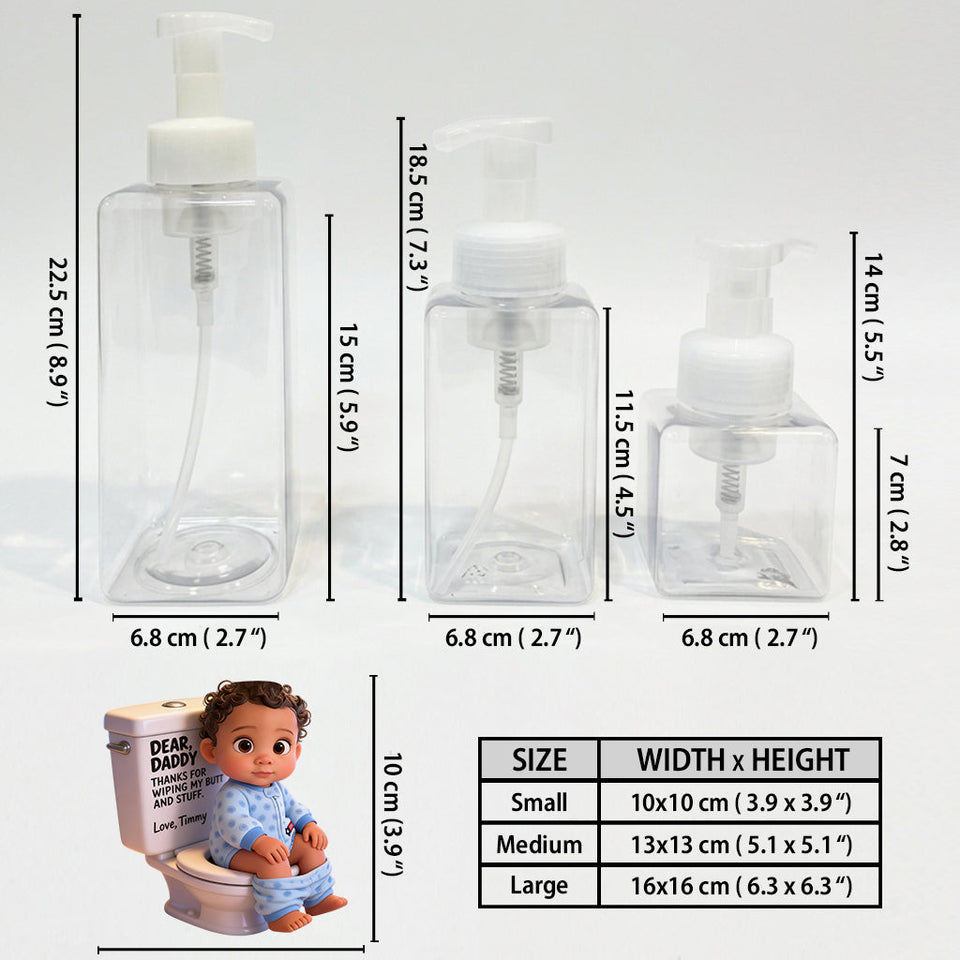 Cute And Funny Gift For Parents, Funny Father's Day Gift - Personalized Father Pump Dispenser