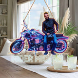 Custom Any Photo, Any Vehicle - Personalized Biker LED Light Acrylic Sign