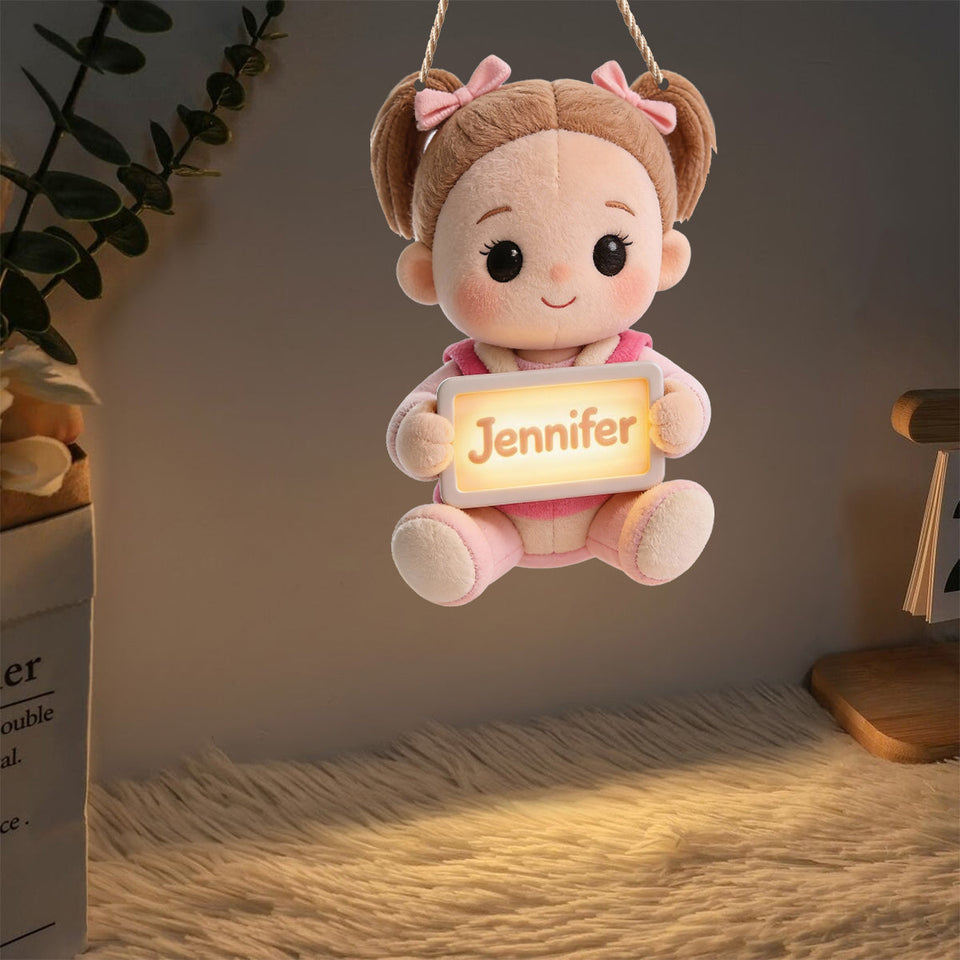 Room Name - Personalized Kid LED Light Acrylic Sign