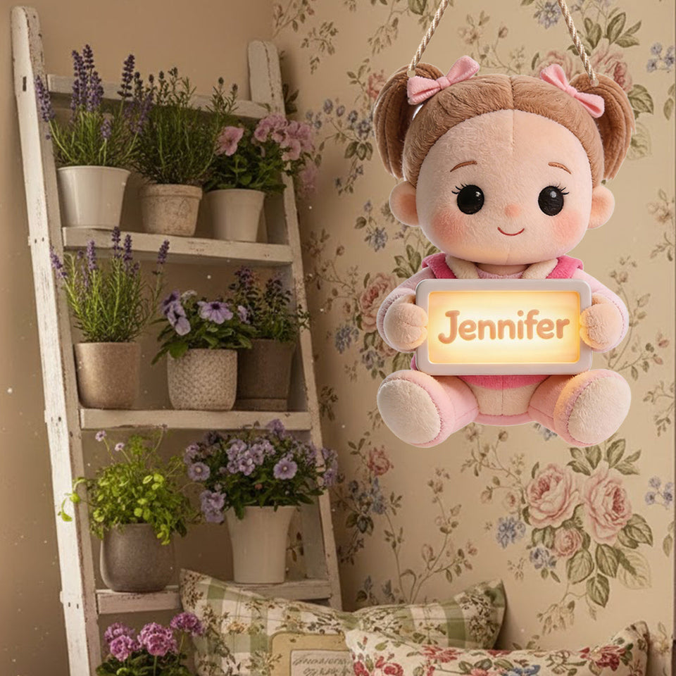 Room Name - Personalized Kid LED Light Acrylic Sign