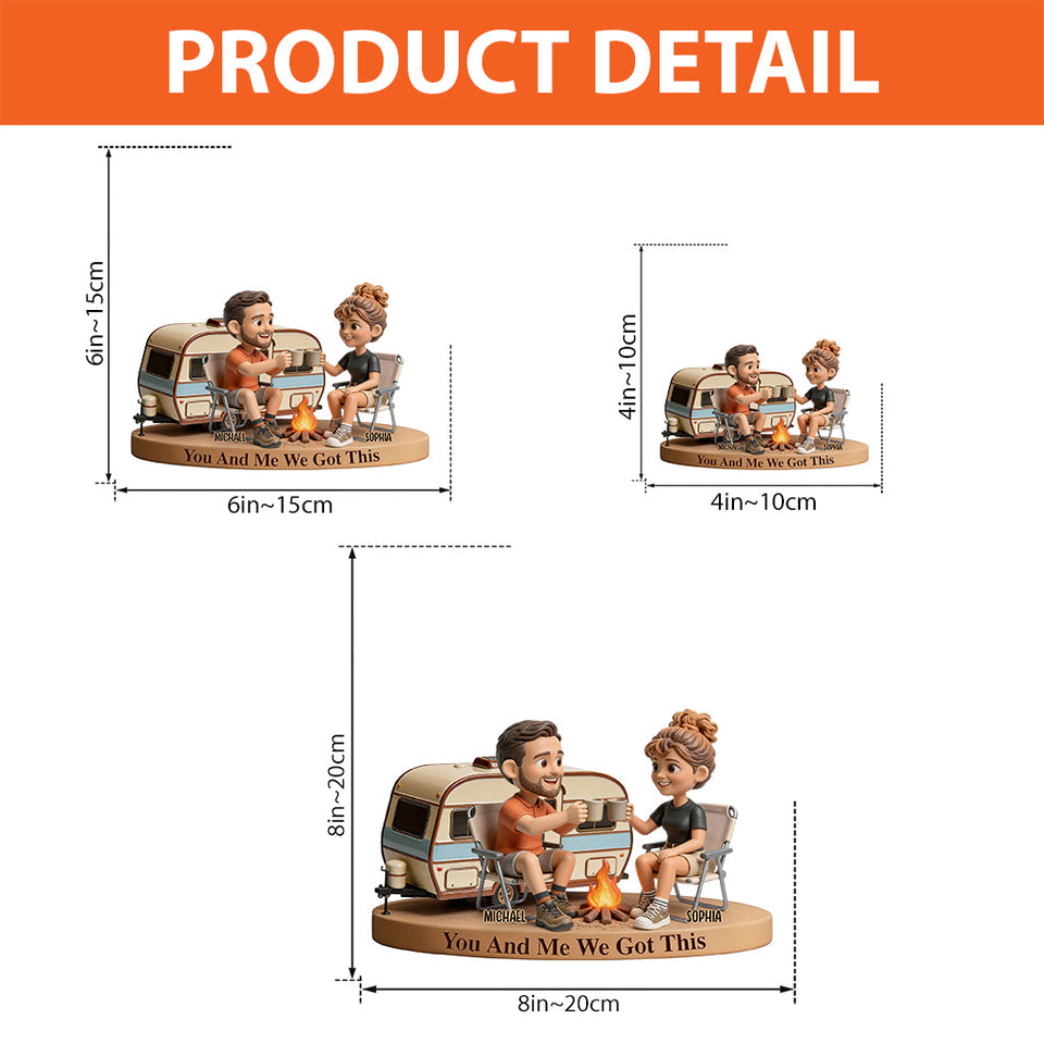 Custom From Any Photo - Personalized Camping - Personalized Camping Custom Shaped Acrylic Plaque