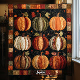 Hello Fall - Personalized Autumn Blanket