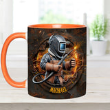 Proud Welder Man - Personalized Welder Accent Mug