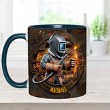 Proud Welder Man - Personalized Welder Accent Mug