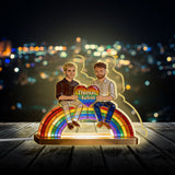Love Is Love - Personalized LGBT Support Acrylic LED Night Light