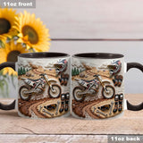 Cool Dirt Bike, Motocross - Personalized Dirt Bike Accent Mug & Coaster